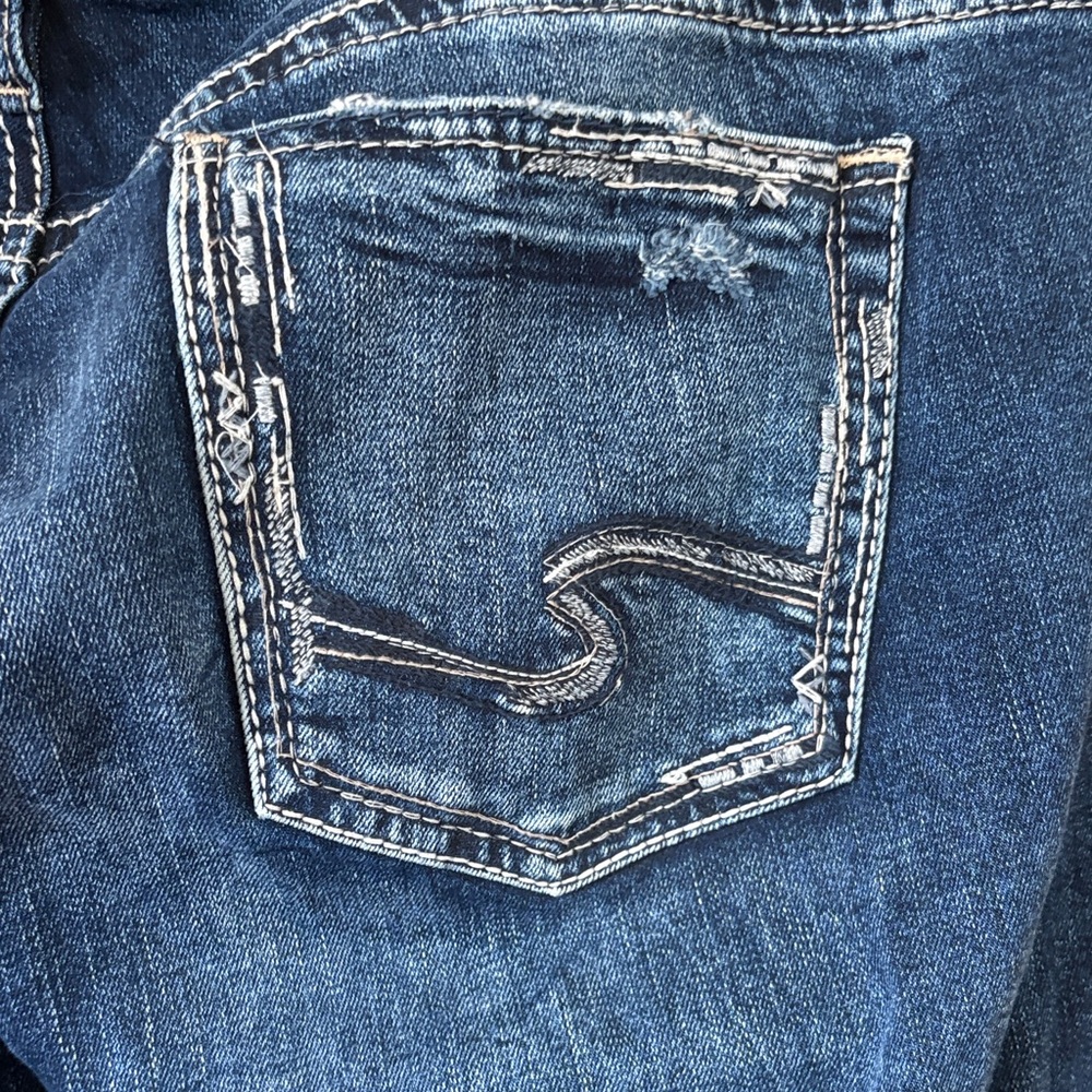 Silver Jeans Dark Blue Denim - Picture 4 of 4